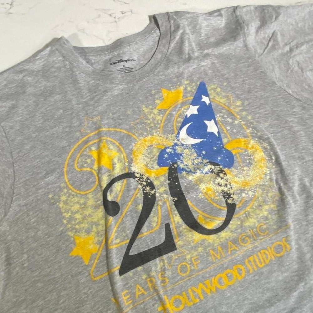Disney's Hollywood Studios 20 Years of Magic T-Shirt – XL Anniversary Tshirt